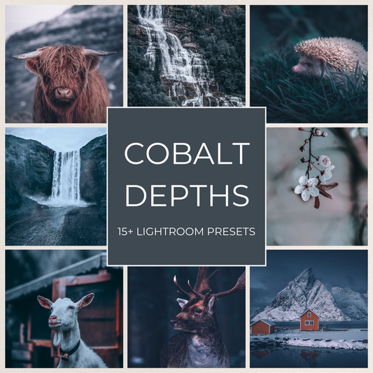 Cobalt Depths - 15 Lightroom Presets Pack