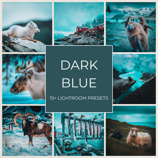 Dark Blue - 15 Lightroom Presets Pack